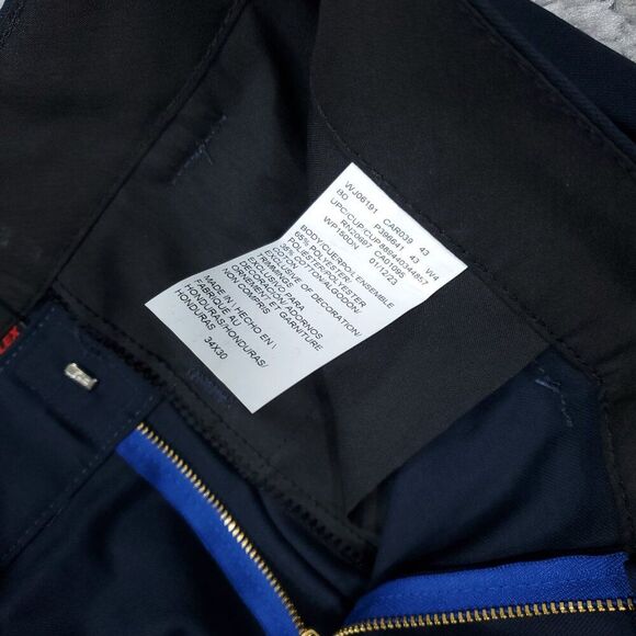 Dickies Slim Fit Tapered Twill Flex Dark Blue Work Pants Men's Size 34 x 30 - Picture 6 of 8